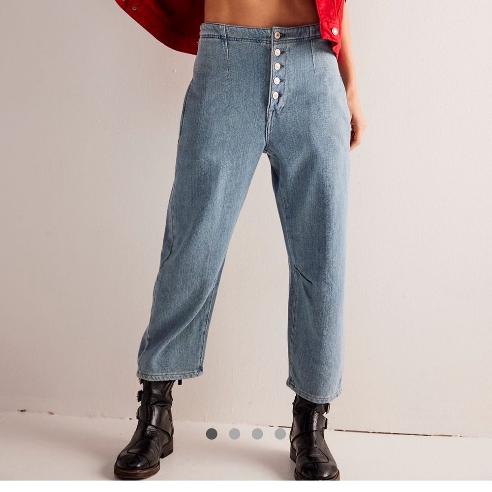 WE THE PEOPLE BY FREE PEOPLE OSAKA JEANS Color SKY Size 31
